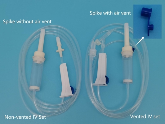 Medical Devices Disposable Intravenous IV Giving Set And Conponents