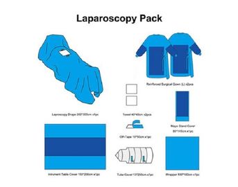 Laparoscopy Sterile Disposable Surgical Packs Tube Cover For Hospital Customized