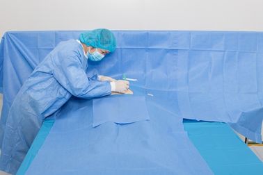 Laparoscopy 	Disposable Surgical Drapes Sterile Laparoscopy Incise Film Tube Holder