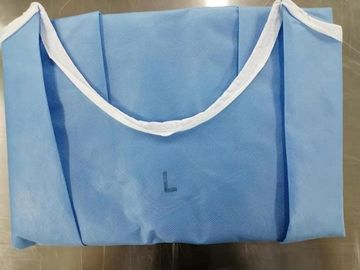 EO Sterile Disposable Sterile Gowns PP+PE+PP Material Weight 60-70 Gsm